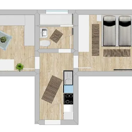 Ferienwohnung Juchmann *Zentrale/ strandnahe/ ruhige Lage*-3